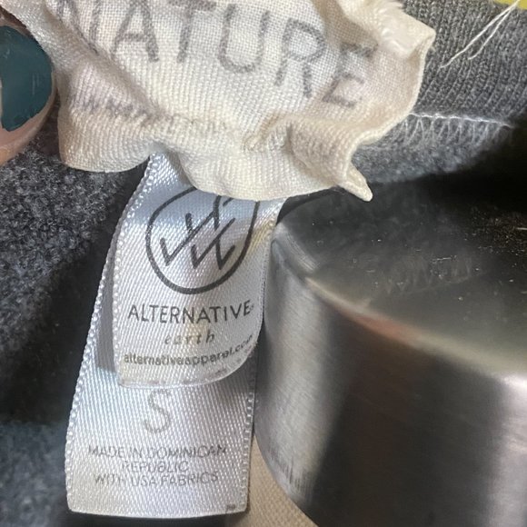 Nature is an Object Virginia Woolf Sororitees Heather Grey Sweatshirt, S - Picture 3 of 4